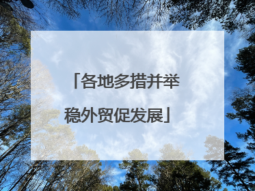 各地多措并举稳外贸促发展
